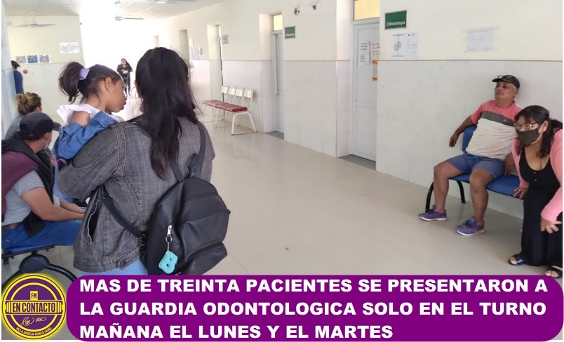 SERVICIO DE ODONTOLOGÍA DEL HOSPITAL A PUNTO DE SATURARSE