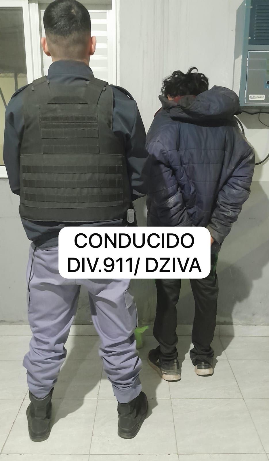 PERSONAL DEL 911 FRUSTRO EL ROBO DE UN DELINCUENTE CON FRONDOSO PRONTUARIO 