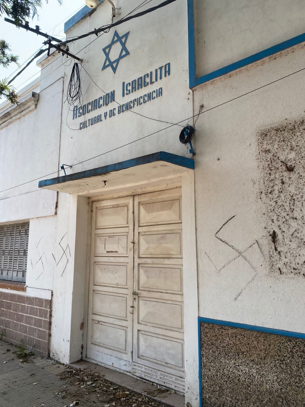 REPUDIABLE ACTO DE VANDALISMO CONTRA EL SALÓN ISRAELITA