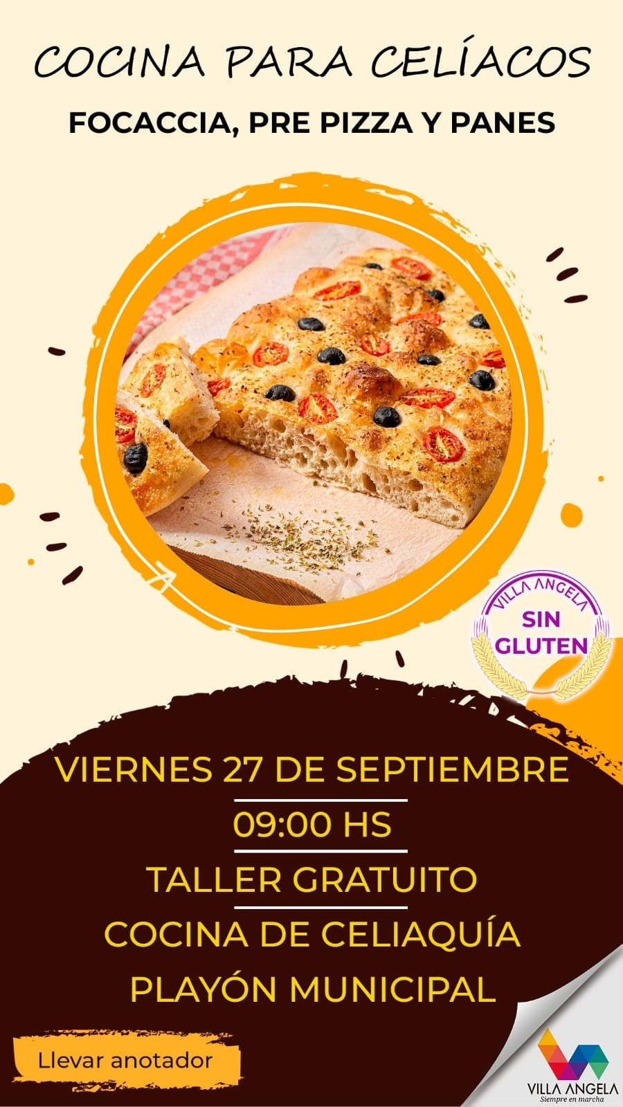 TALLER DE COCINA PARA CELÍACOS GRATUITO