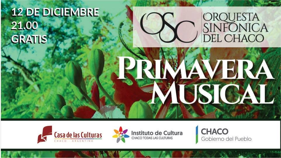 CIERRE ANUAL DEL CICLO DE MÚSICA DE CÁMARA PRIMAVERA MUSICAL