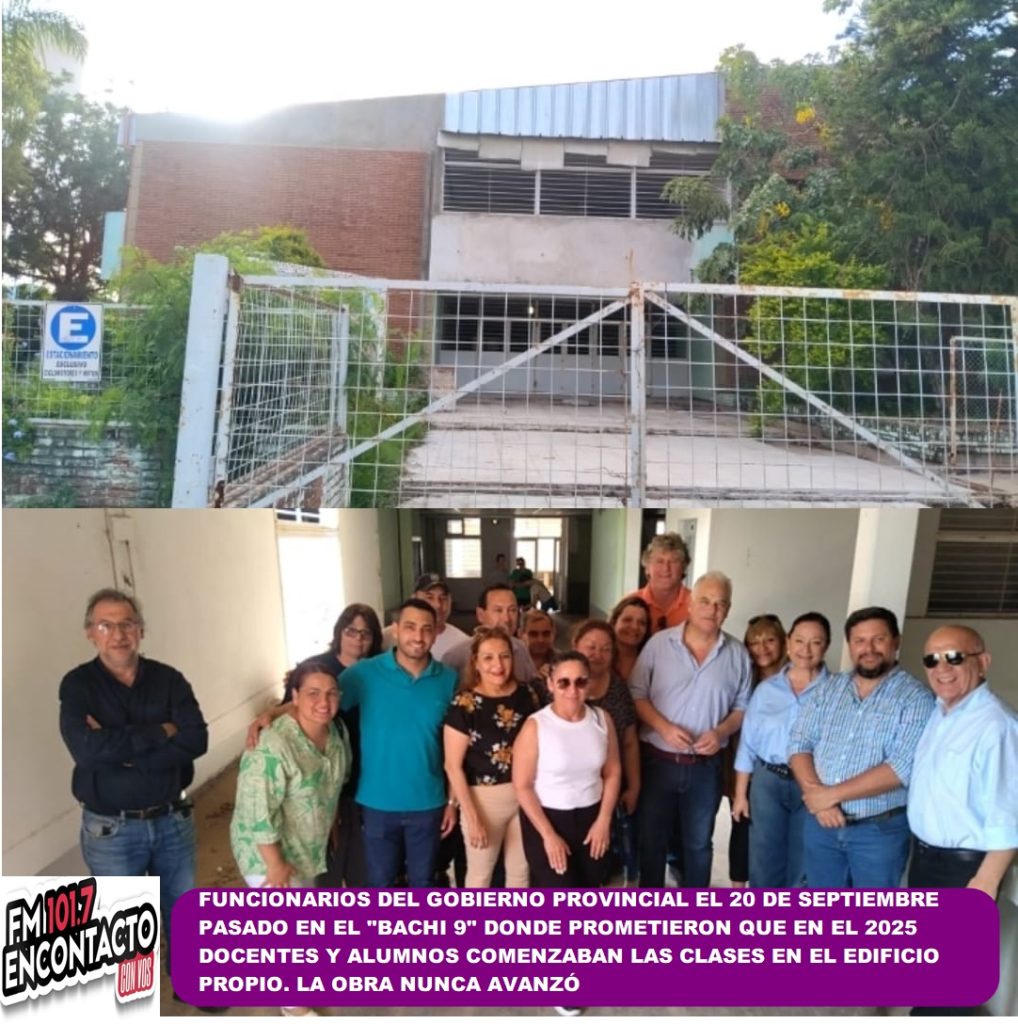 OBRA DEL BACHI 9, LA PRIORIDAD DEL GOBERNADOR, ¿OTRA PROMESA QUE CAYÓ EN SACO ROTO?