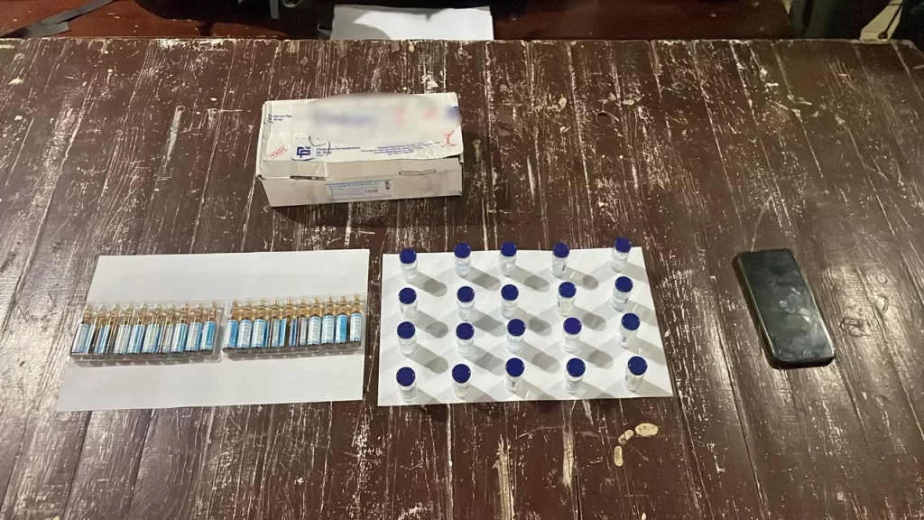 Santa Fe: detienen a un pasajero que trasladaba ampollas de fentanilo y remifentanilo en un micro