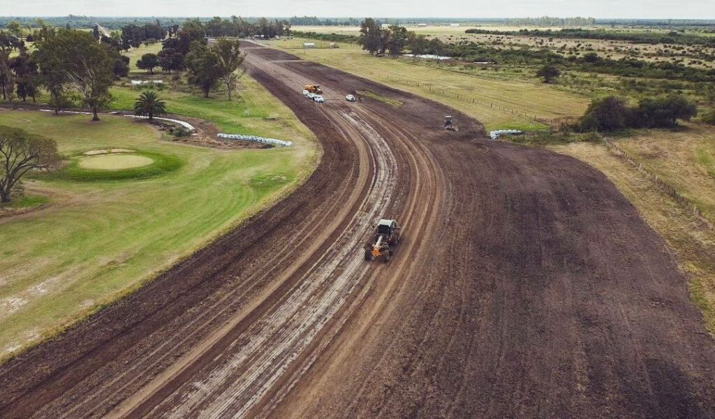 VILLA ÁNGELA: AVANZAN LAS OBRAS DEL GOBIERNO PROVINCIAL EN EL AUTÓDROMO