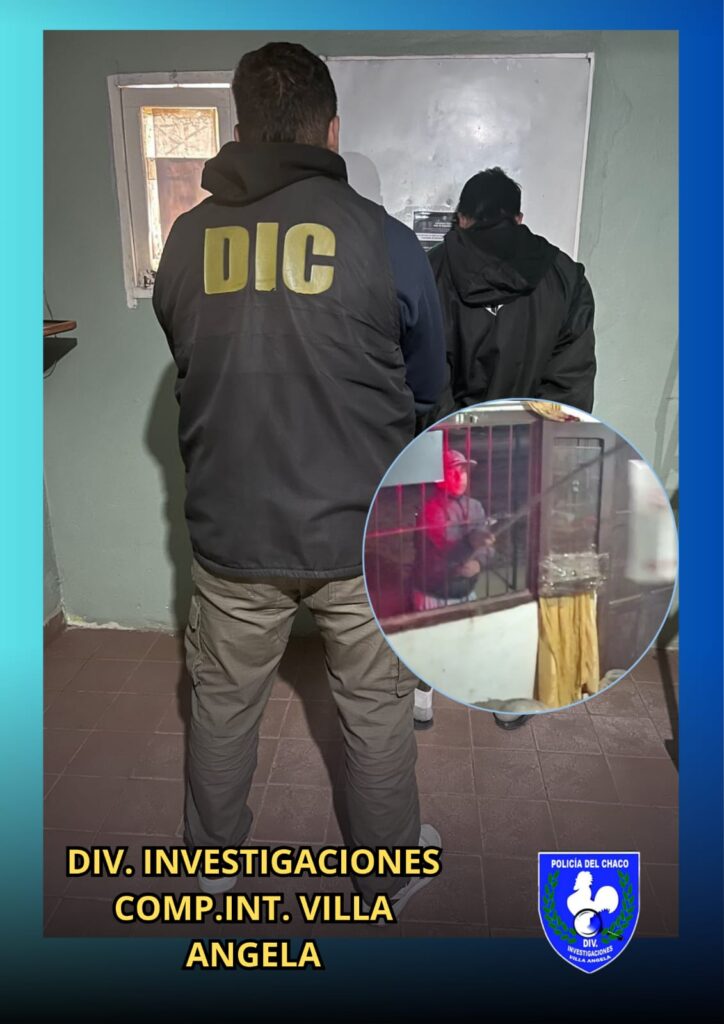VILLA ÁNGELA: DETUVIERON AL PRESUNTO AUTOR DE UN HURTO TRAS TAREAS INVESTIGATIVAS