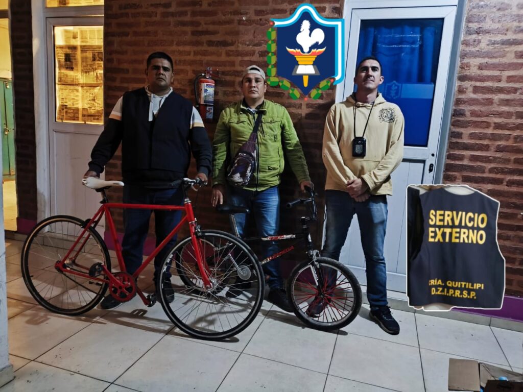 DENUNCIÓ QUE SE LLEVARON BICICLETAS DE SU DOMICILIO, LOS AGENTES LAS ENCONTRARON
