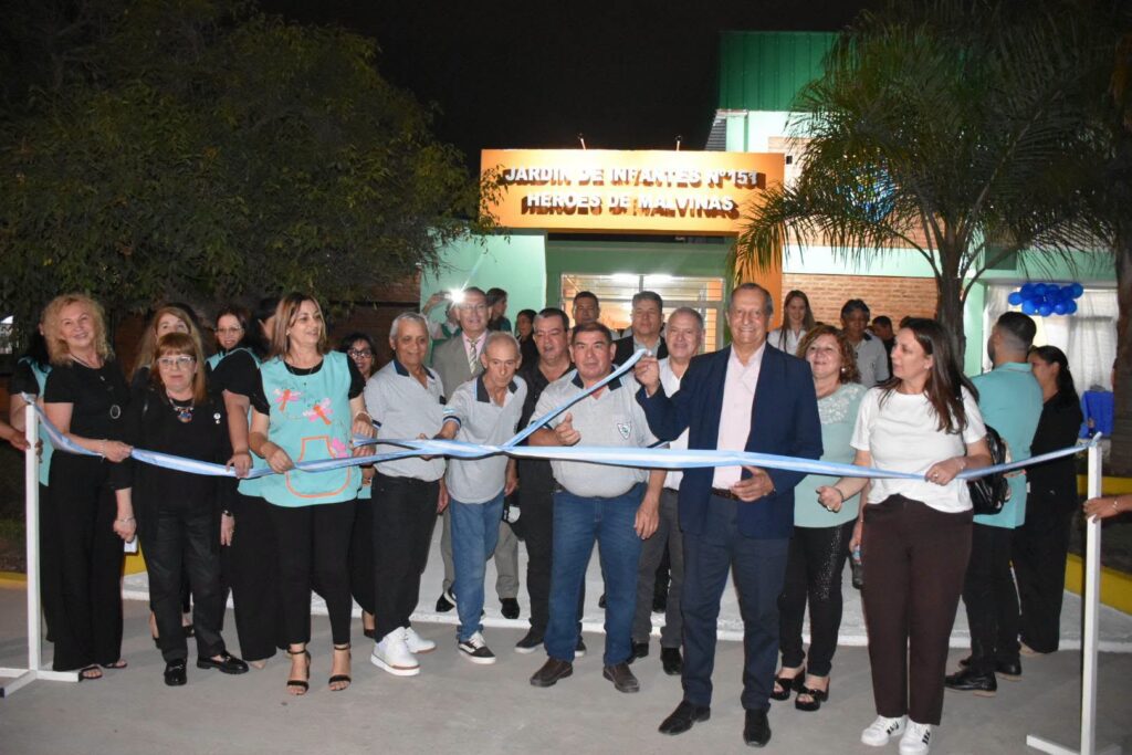 PAPP JUNTO A DIRECTIVOS DEL JARDÍN N° 151 “HÉROES DE MALVINAS”, INAUGURARON LAS RAMPAS DE ACCESO