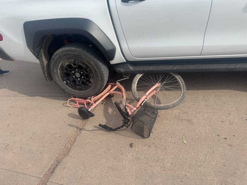 VILLA ÁNGELA – UN CICLISTA RESULTÓ LESIONADO EN UN SINIESTRO VIAL