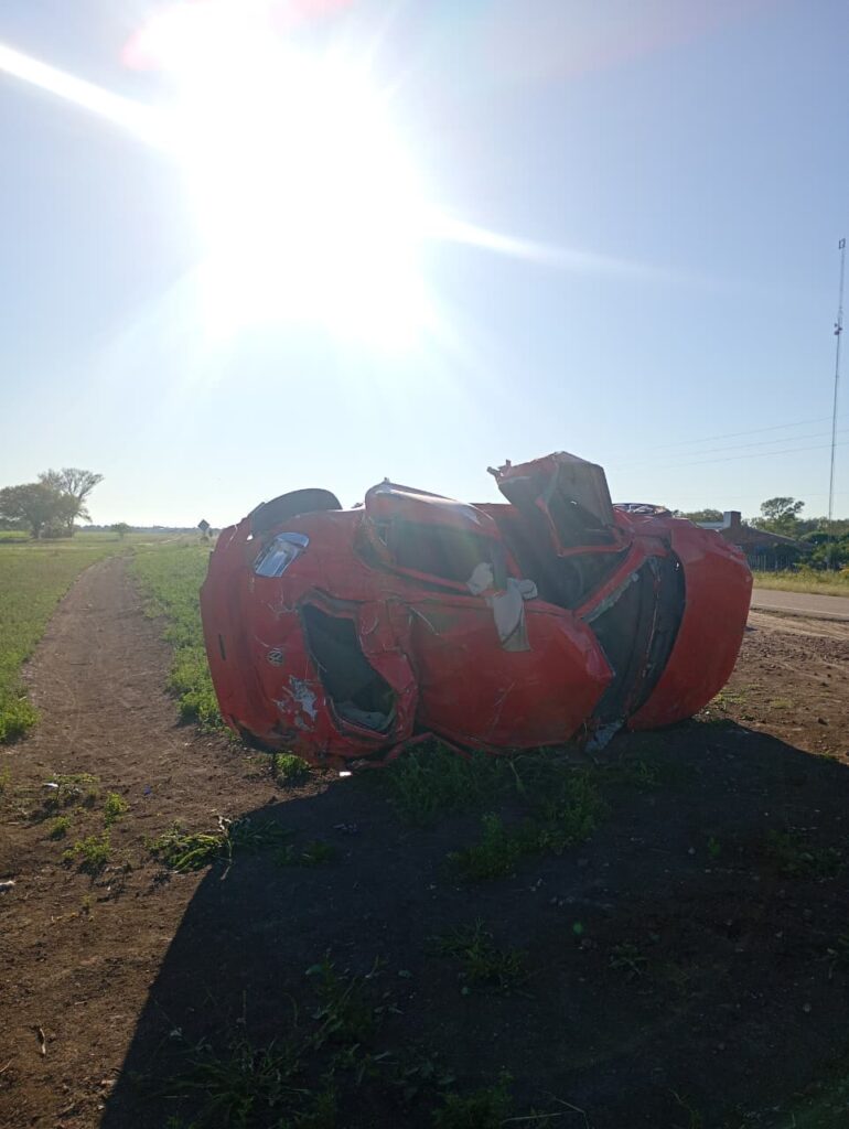 TRAGEDIA EN RUTA NACIONAL 95: UN JOVEN FALLECIÓ TRAS VOLCAR CON SU AUTOMÓVIL